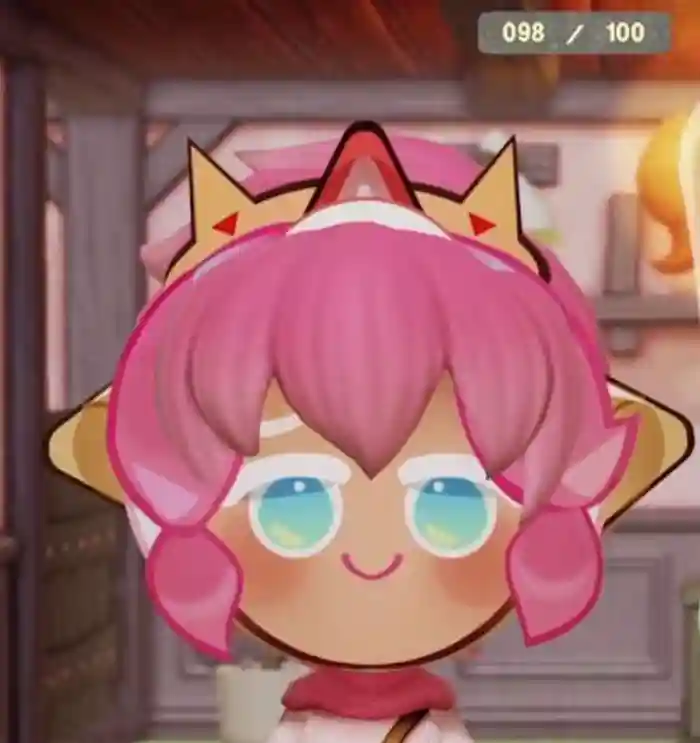 Strawberry Crepe Cookie (Cookie Run)