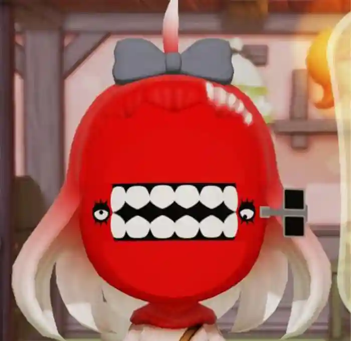 Chatterjaw (Chattering Teeth Mii, Opens and Closes)
