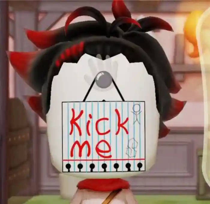 Kick Me Sign